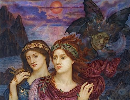 Affiche en Toile Evelyn De Morgan pour Créer un Salon Poétique et Chaleureux