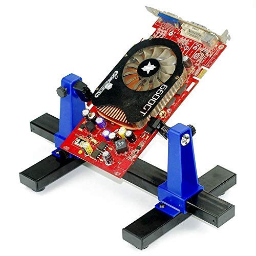 OSFT SN-390 Adjustable Printed Circuit Board Holder Frame PCB Soldering and Assembly Stand Clamp Repair Tool 360 Degree Rotation : Russian Federation