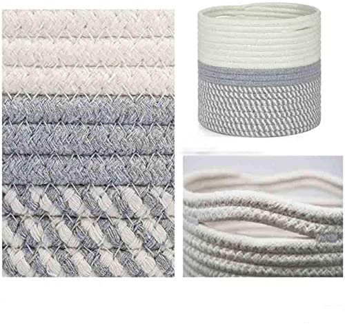 KMERCE Indoor Plant Basket, Woven Flower Pot, Cotton Rope Plant Pot Cover - Image 3