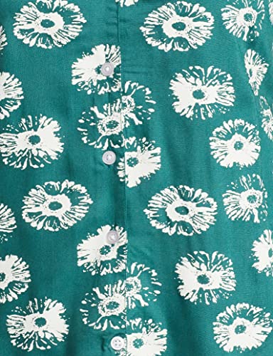 Image of Longies Women's Rayon Capri Nigh Suit Regular Set (LGRCSSYV001 Green030 2XL)
