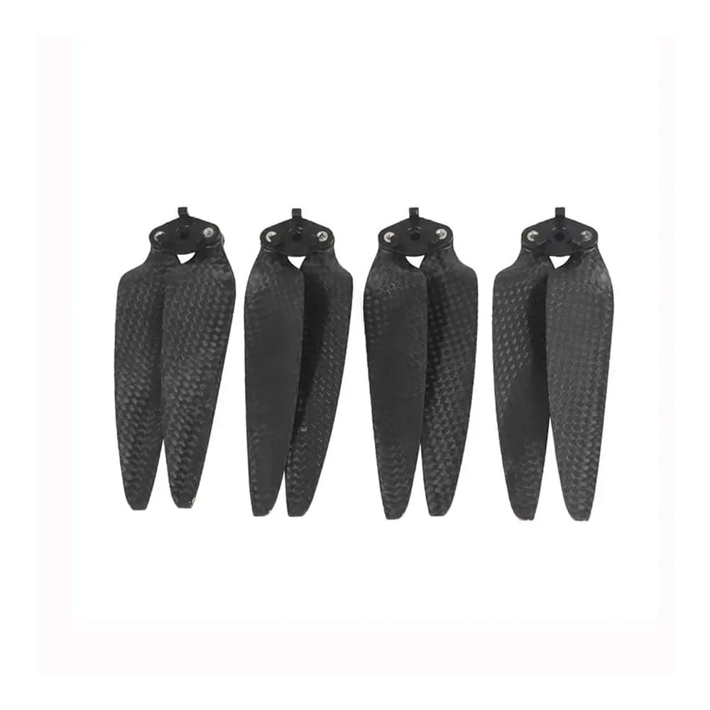 Adatto for eliche in fibra di carbonio, eliche rigide e leggere, eliche pieghevoli, accessori for droni a 2 pale(2Pairs)