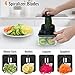 12 Blade All-in-1 Vegetable Chopper Mandoline Slicer with Container, Spiralizer with Containers, Food Chopper, Onion Chopper, Veggie Cutter for Salad, Kitchen Gadgets Accessories Essentials, White