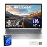 HP ProBook 460 G11 Business AI Laptop, Intel Core Ultra 7 155U, 16' FHD+ IPS, 32GB DDR5, 1TB SSD, Fingerprint, 1080p IR Camera, Backlit, HDMI, Wi-Fi 6, Windows 11 Pro, 64GB Flash Drive Bundle