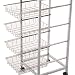 HOMCOM Carro Múltiusos de Cocina Baño con Ruedas 5 Niveles Carrito de...