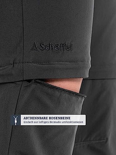 Schöffel Pants Ascona Zip Off Outdoor Pants Femme Asphalt FR : M (Taille Fabricant : 38) – vue 8