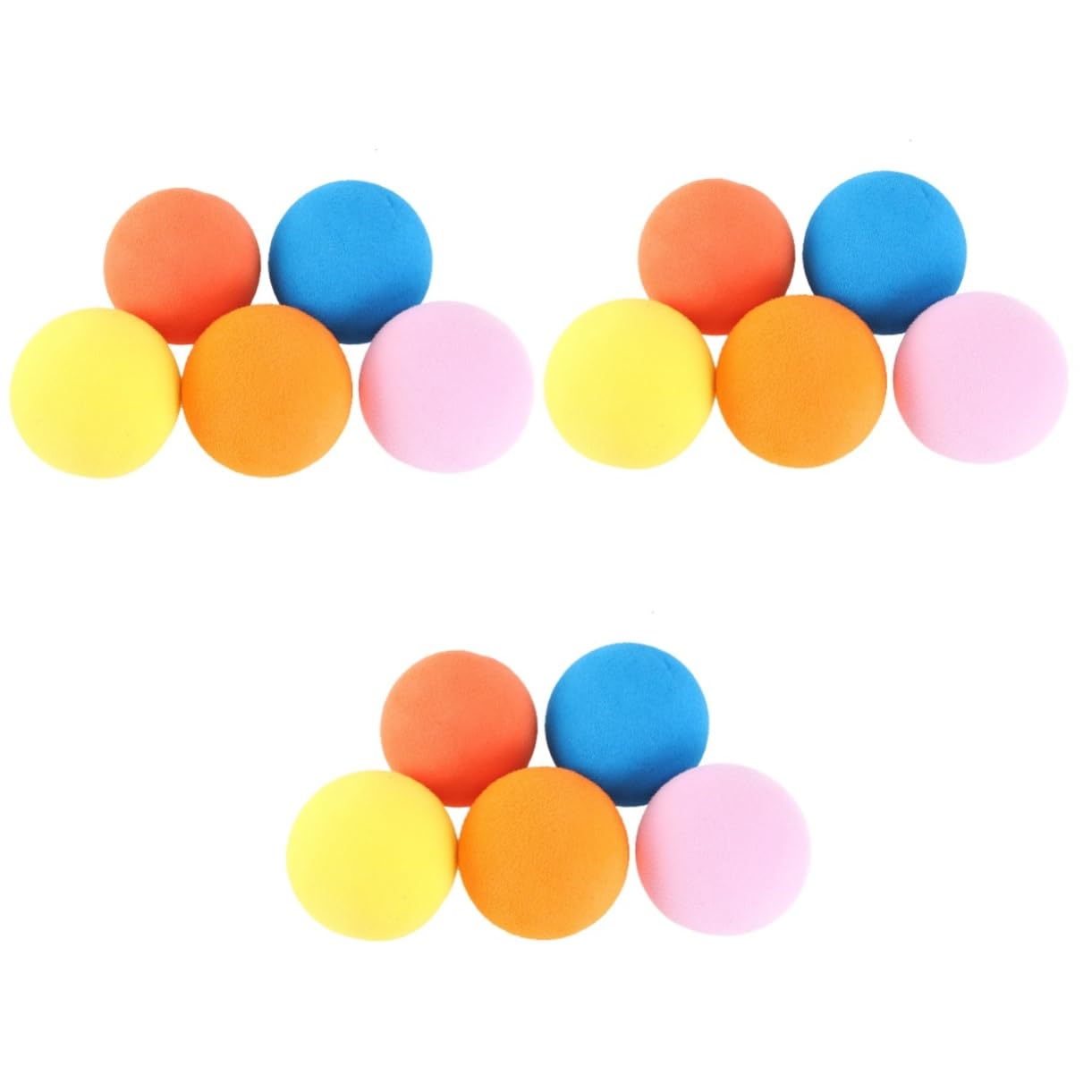 VANZACK Golf De Entrenamiento De Interior Pelota para Practicar Bolas Blandas Bolas De Interior Elásticas De Práctica De Bateo Suministros Caucho Sintético