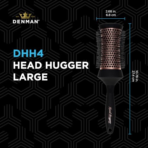 Denman (Large) Thermo Ceramic Hourglass Hot Curl Brush, Hair Curling Brush for Blow-Drying, Straightening, Defined Curls - Image 2