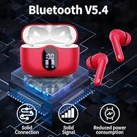 Kopfhörer Kabellos Bluetooth, Bluetooth 5.4 Kopfhörer, Tiefer Bass Ohrhörer – Ansicht 4