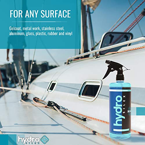 HydroSilex Marine Ceramic Coating (128oz) | Spray on Ceramic Coating w/ SIO2 | UV Protectant | Protects Hull from Salt Water Damage | Protection for Boats, Yachts & Personal Watercrafts - Thumbnail 2