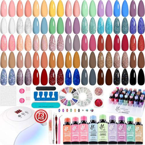Lavender Violets Gel Nail Polish Set LA07
