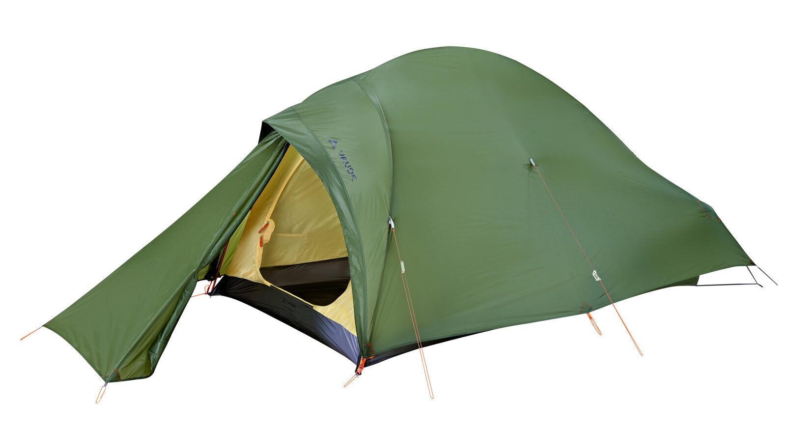 VAUDE Hogan UL 2P, ultraleichte Überwurf-Konstruktion, leichtes 3-Seasons Zelt, grün Sport & Freizeit
