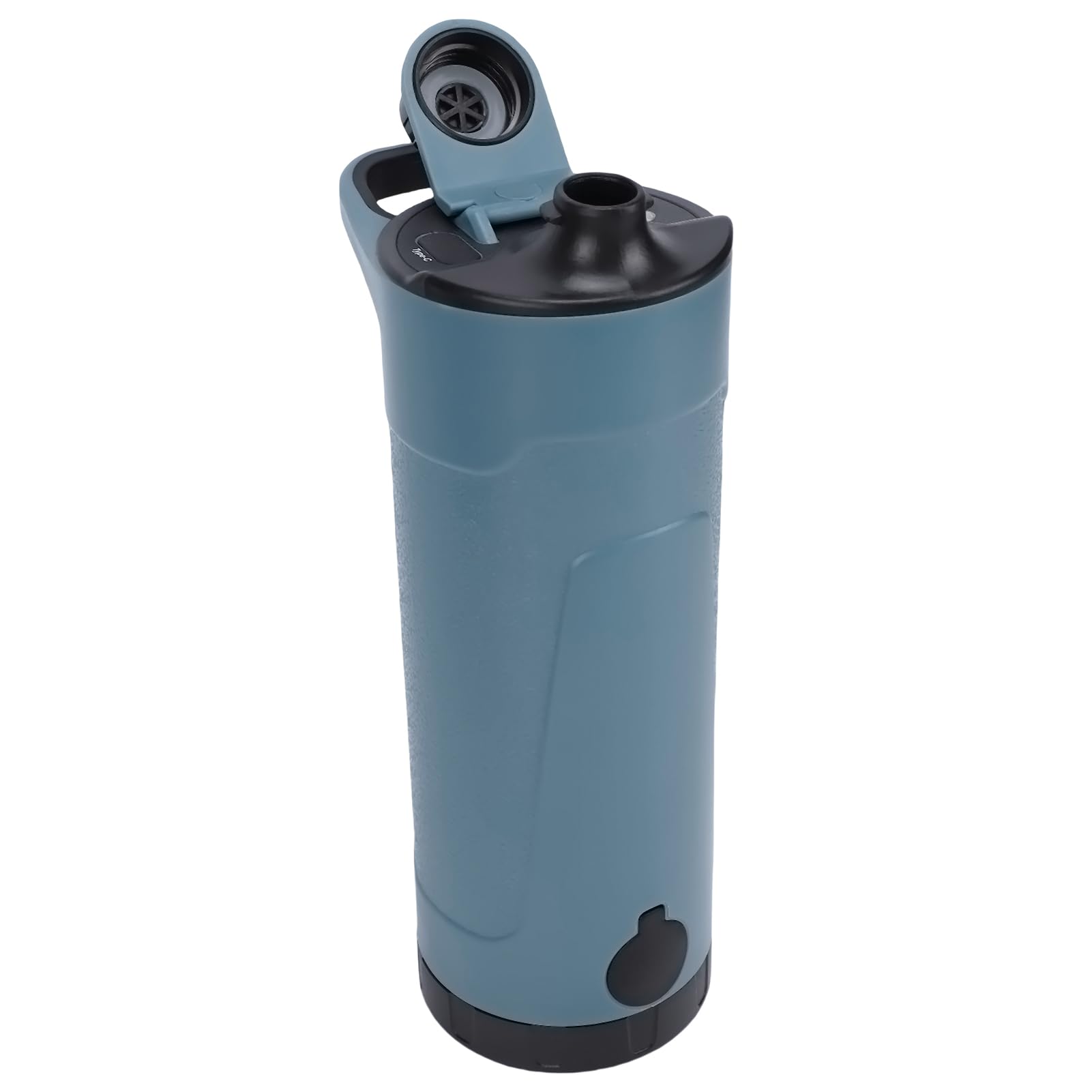 Matybobe Bottiglia D'acqua con Filtro Portatile, Purificatore Elettrico per attività All'aperto, con Batteria da 2600 MAh, capacità 650 Ml, Tempo di Filtraggio 25 Secondi, Luce di