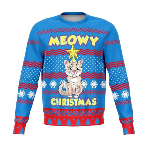 Meowy Christmas Cat Sweatshirt