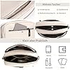 TIAASTAP Handtasche Damen Umhängetasche Echtes Leder Crossbody Bag Damen Handytasche zum Umhängen, Umhängetasche Damen Klein Moderne Taschen mit Breitem Schultergurt u 3 fächern #4
