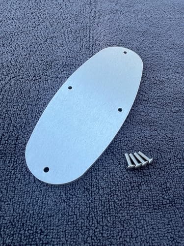 Wilwood Tandem Master Cylinder Cover, Smooth Top, Natural Unfinished Aluminum, Custom Cap Lid for Disc Brake Reservoir