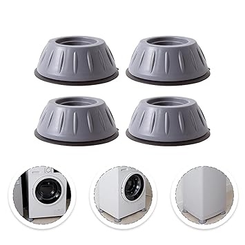 Chhogli 4pcs Anti Vibration Pads for Washing Machine Washer and Dryer Pedestals Laundry Washing Machine Support Washing Machine Feet Stabilizer