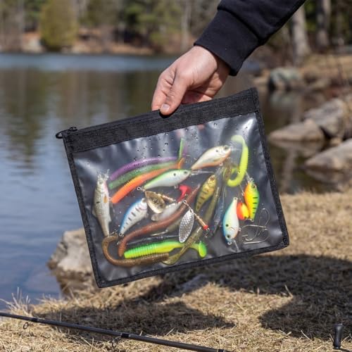 6 unidades Bolsas de almacenamiento grandes para cebos blandos, 12 x 16 pulgadas miniatura 4