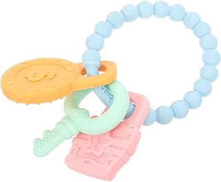 HONMEET Mordedor De Silicone Mordedor De Silicone Dentição Chave De Dentição Para Mordedor Sílica Gel Pulseira Anti-Comer Mãos