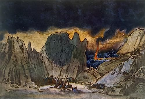 Peinture sur toile paysage Leon Bakst prestige murale salon