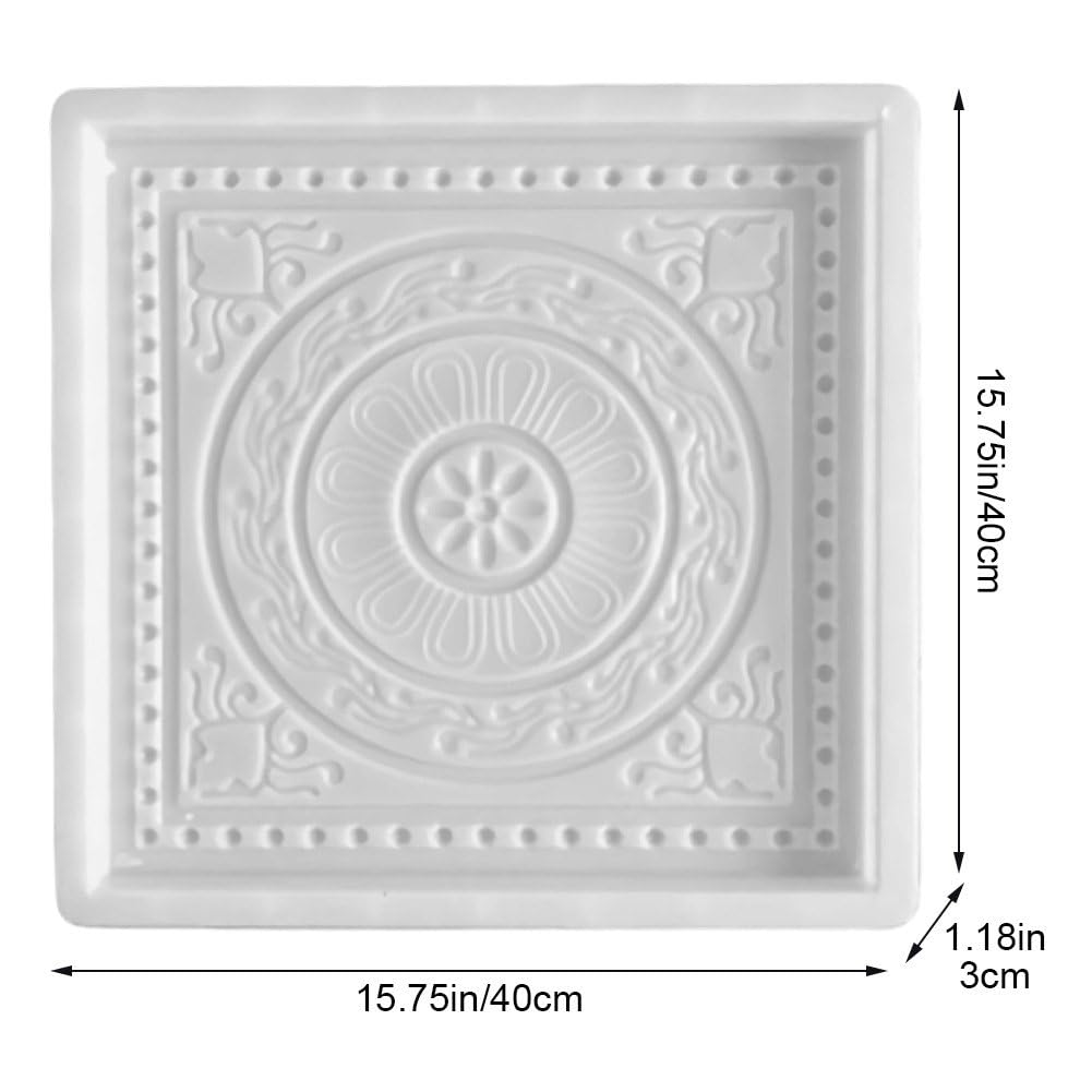 Betonformen Für Gehwege, DIY-quadratbetonstempel, Pflastersteinformen, Gartenwege, Steinplatten Für Die Terrasse