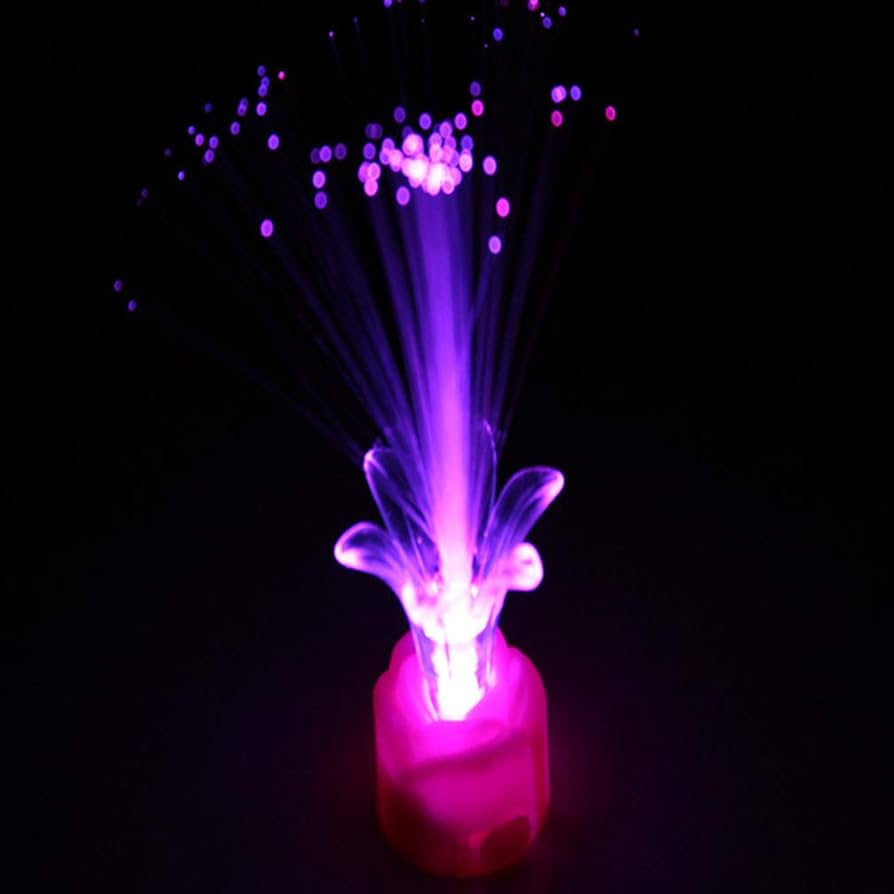 Amazon.co.jp: LED ファイバーライト 花 創意 ローズフラワー