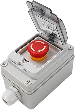 30mm Beschermhoes Ronde Drukknop Protector, Noodstopknop Schakelaar Cap Transparant Stofdicht Cover Guard BS-02