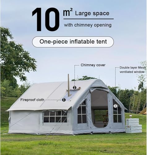 Carpa Inflable para Camping 4-8 Personas con Bomba miniatura 2
