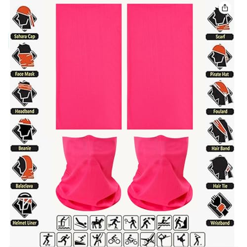 Image of Neck Gaiter Masks Tube Scarf,Seamless Bandanas Buffs Gators,Ourdoor Face Mask Face Covering Multi Headwear