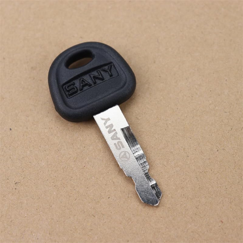 for Excavator Key Lock Universal 55 60 75 Excavator cab Key Accessories Complete(One Sany with Label)