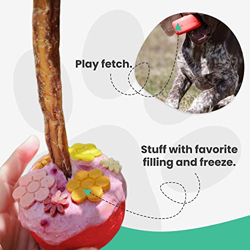 Bully Stick Halter für Hunde - Große Größe - Interaktives Hundespielzeug, Hundeleckerlihalter, Slow Feeder, Leckerli-Spender, Kauspielzeug und Hundesicherheitsvorrichtung