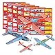 CJBIN Styroporflieger Kinder, 36 Stück Gleitflugzeuge Set, Styropor Flugzeuge für Kinder, Flieger Kinder, Gemischte Einzeln Verpackte Gleitflugzeuge für Kindergeburtstag Gastgeschenke