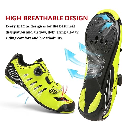 Kushike 2306AB Unisex Cycling Shoes Compatible With Pelaton Indoor Road Bike Shoes Mountain Bike Shoes For Men And Women Delta Cleats Clip Outdoor Pedal Bicycle Shoes Mtb Shoes thumb #1