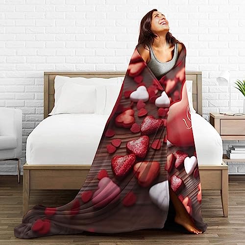 Couverture en micro-polaire pour la Saint Valentin, un cadeau de tendresse - 6