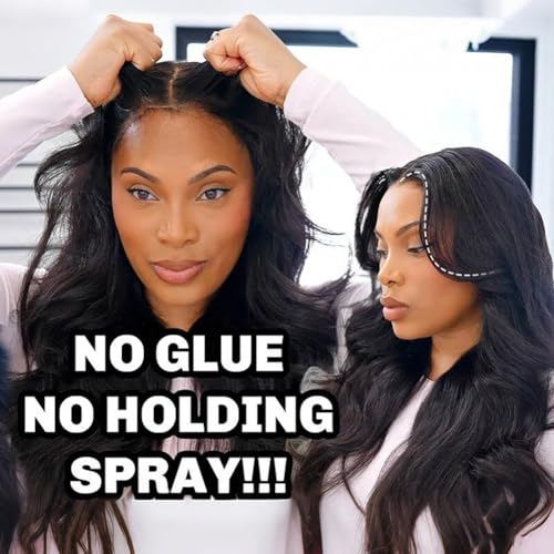 Image of ISEE Glueless Wigs Human Hair 7x5 Layered Body Wave Wig For Women 20 Inch