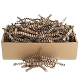 onyellow Geschreddertes Kraftpapier 5 kg | Füllmaterial für Pakete, Körbe, Boxen und Verpackungen, Verpackungsfransen - Schutz und Dekoration - Produktsicherung bio. abbaubares Eko Kraft Braun