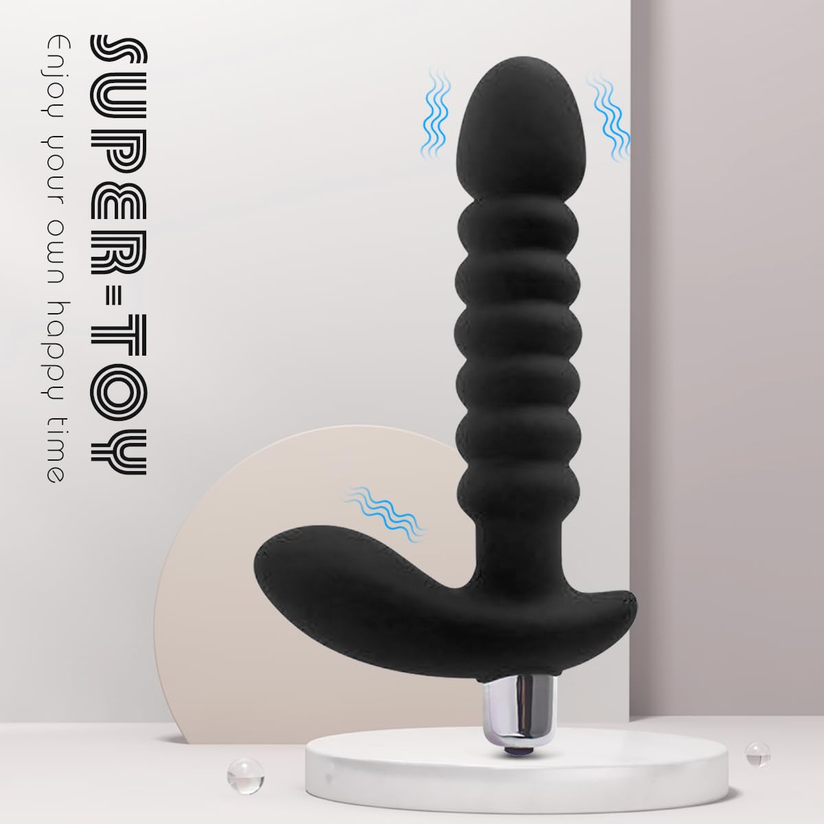 Stimulateur prostatique Māsséur de Prộstàté Plùg ànàle Vîbrant Homme Imperméable Måsséur Rechargeable Prostata puissant stimulateur étanche dispositif à distance silencieux-MY7
