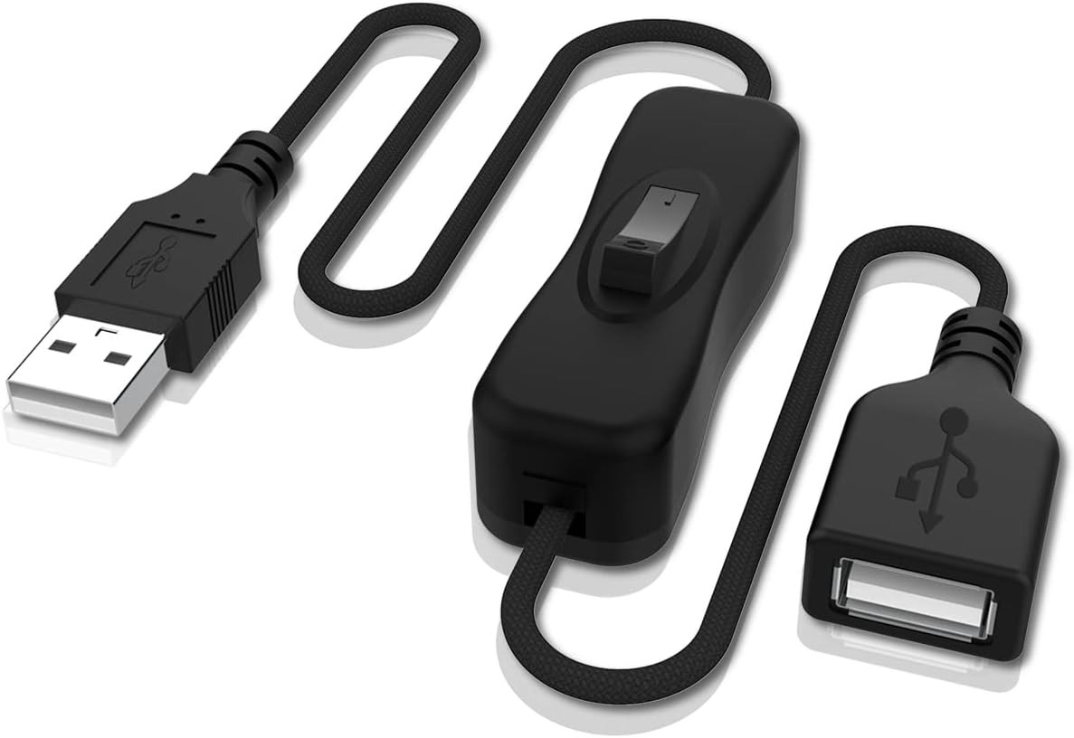 USB Switch Extension Cable, ANDTOBO Upgraded USB Extension Cord with On