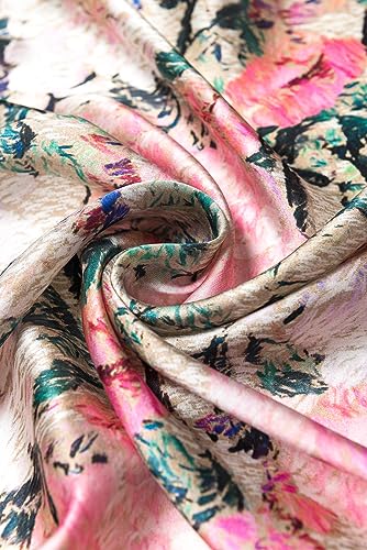 100% Pure Mulberry Silk Scarf 35" Large Square Lightweight Headscarf –Women’s Hair Wraps The shawl-With Gift Packed4