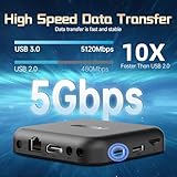 Android 14.0 TV Box 2025, Android Box 2GB RAM 16GB Flash RK3518 Quad-Core Wi-Fi 6 Dual-band 2.4G/5.8G Wi-Fi 4K TV Box H.265 Bluetooth 5.0 USB 3.0 100M Ethernet with Voice Remote - Image 7