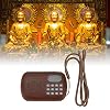 FLEXMAN Buddha Music Player, Buddhist Chanting Player, Electronic Portable Buddha Praying Machine, Automatic Buddha Praying Player for Home, Buddhist Temples