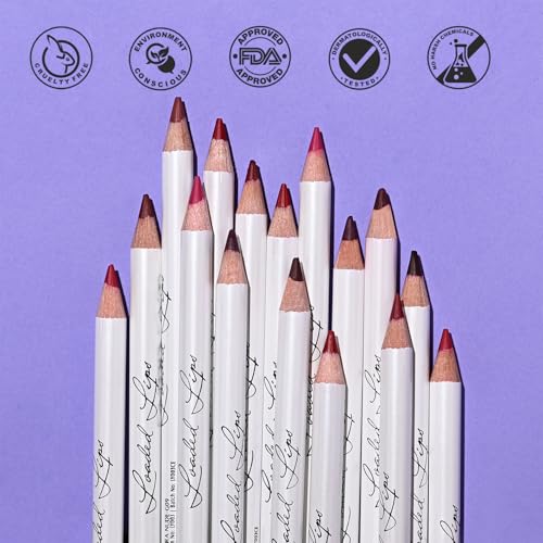 Image of Glam21 Loaded Lips Matte Lip Liner For Clean Contoured Lip | Creamy, Easy Slide Formula | Renders Perfect Pout & Long-Lasting | Waterproof | Transfer-Proof Matte Finish | One-Stroke Color Application | Non-Drying | Shade - 06 Charlotte Red