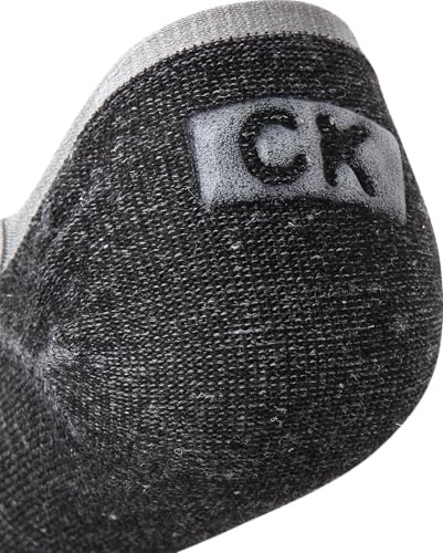 Image of Calvin Klein Womens No Show Socks - 6 Pack Lightweight Cotton Blend Invisible No Slip Sneaker Liners Athletic Socks for Women