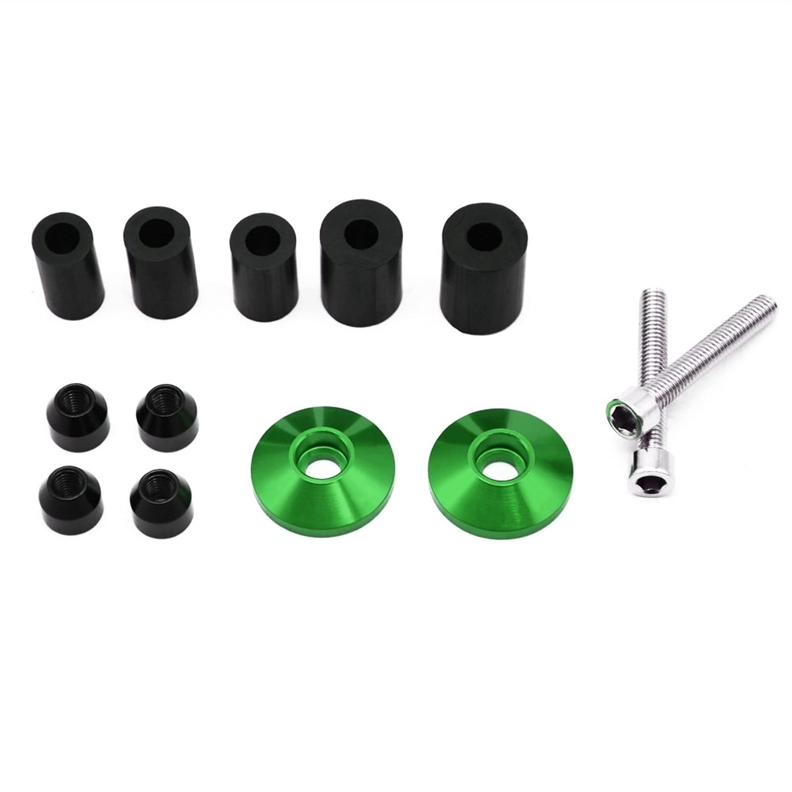 pour H&Onda CR CRF SL XR CRM 80 85 125 150 230 250 400 450 650 1000 R X AR M L Accessoires De Moto 22mm 7/8 "Embouts De Guidon De Moto Extrémités Guidon (Color : Le Noir)