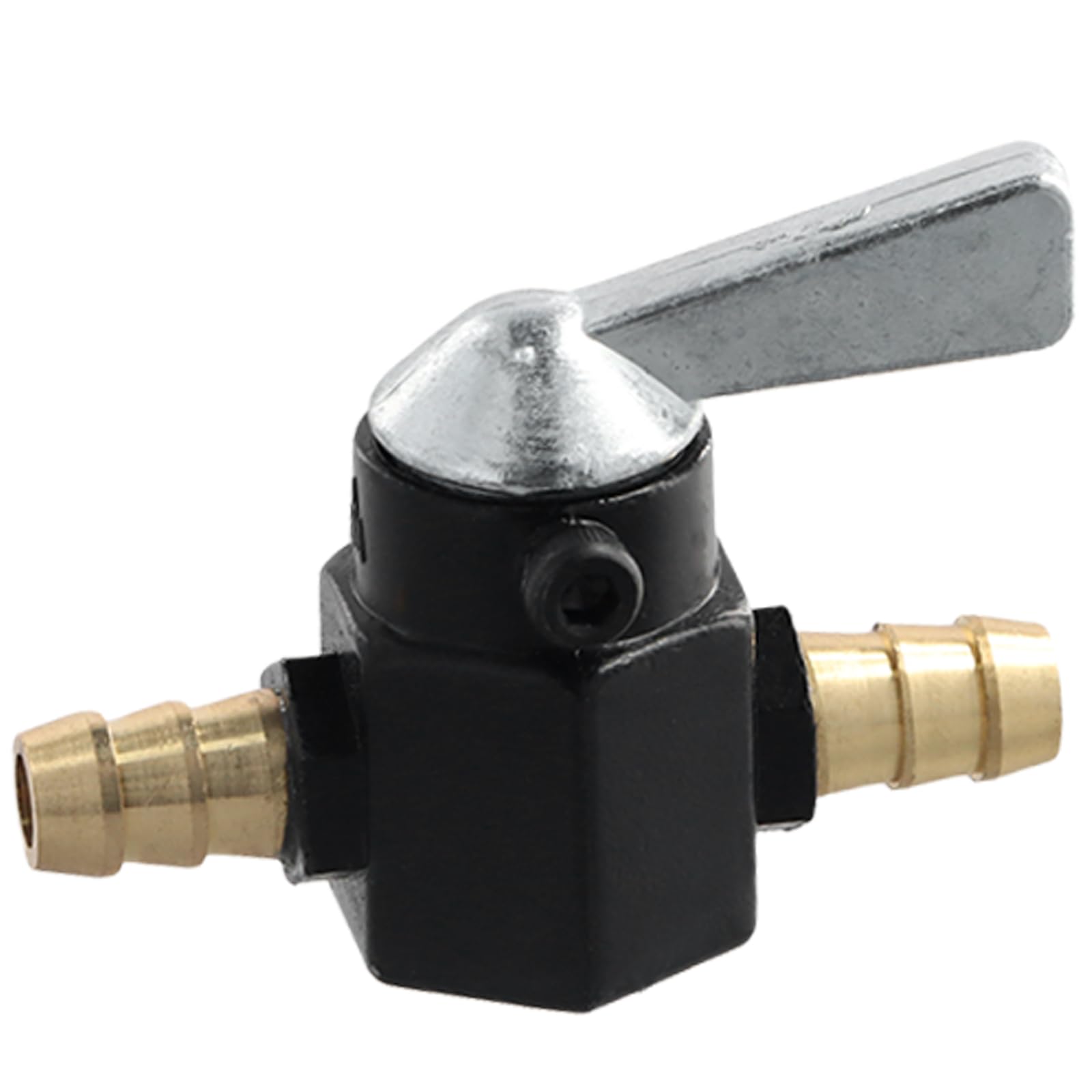 Robinet D'Essence Universel 8mm Noir - Interrupteur Carburant Moto Scooter Quad Facile à Installer