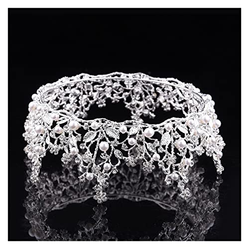 Tiara de quinceañera boda corona de reina medieval para peinados de fiesta
