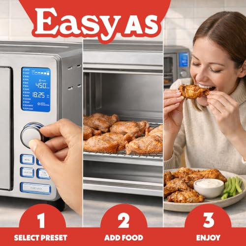 Gourmia GTF7520 25qt Air-Fryer Toaster Oven — view 10