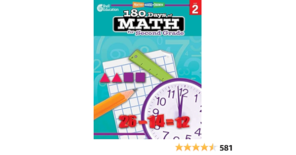 Amazon.com: 180 Days of Math: Grade 2 - Daily Math Practice ...