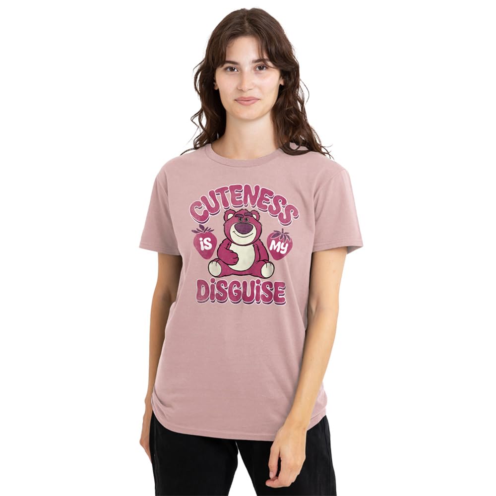 Disney Toy Story Lotso Cuteness Ladies T Shirt, Pink, Medium