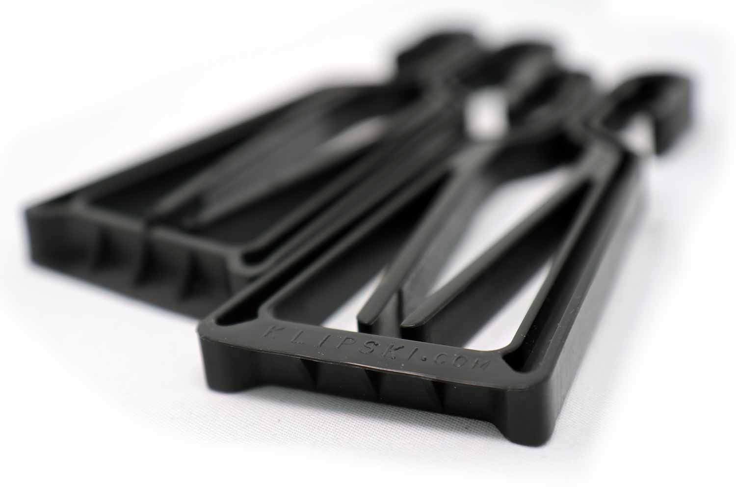 KlipSki Porte-Skis et bâtons Noir – Paire, Rapide et Simple
