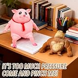 Gorilla Stressabbau Spielzeug und Piggy Squeeze Toy Set – Extrem Dehnbar & Robust, Schweine Quetschspielzeug, Anti-Stress Geschenk für Erwachsene, Lustiges Wut-Spielzeug für Zuhause und Büro